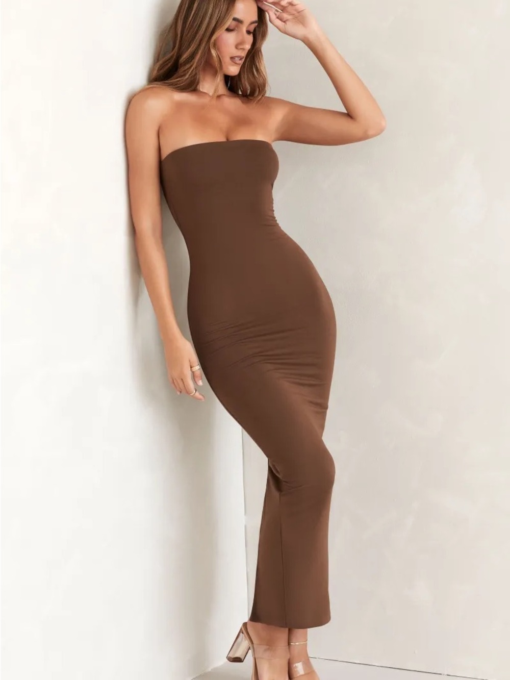 Oh Polly Kali Bandeau Maxi Dress - Size 12
